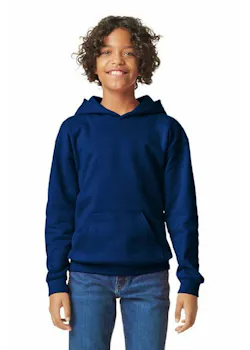 Gildan GILSF500B Sweater Hooded Softstyle Regular Fit Kinderen miniatuur