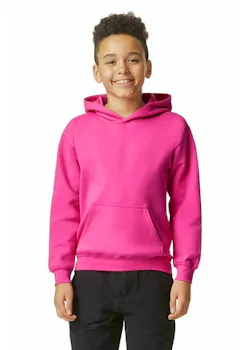 Gildan GILSF500B Sweater Hooded Softstyle Regular Fit Kinderen miniatuur