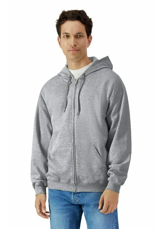 Gildan GILSF600 Sweater Hooded Full Zip Softstyle Regular Fit