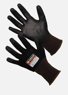 GloveOn Black Touch, PU-beschichteter Arbeitshandschuh