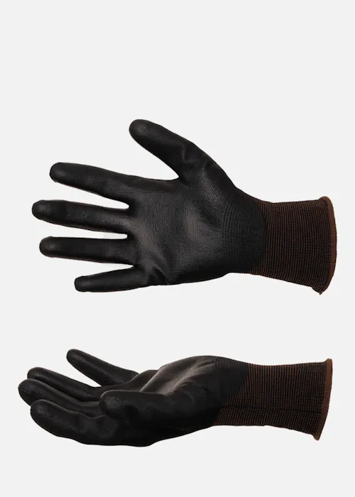 GloveOn Black Touch PU Gecoate Werkhandschoen