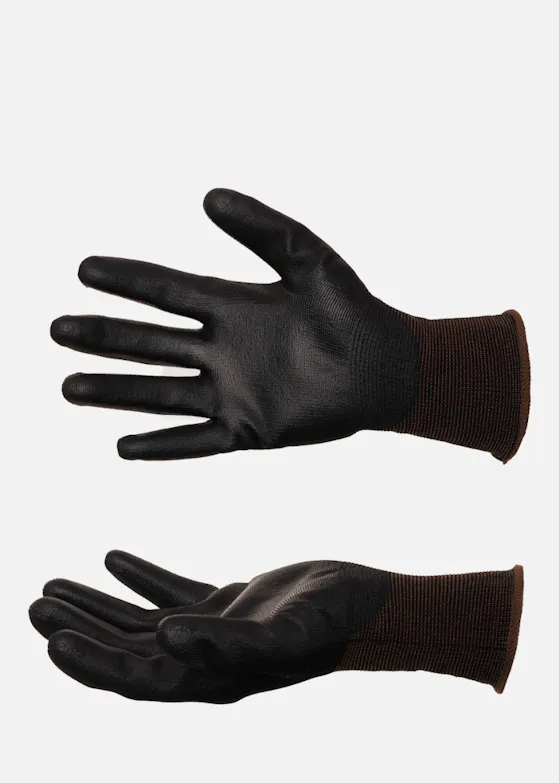 GloveOn Black Touch, PU-beschichteter Arbeitshandschuh