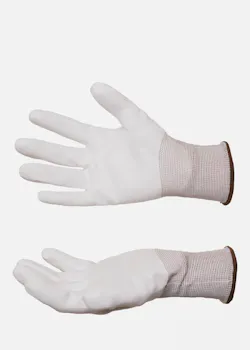 Glove On White Touch  PU Gecoate Werkhandschoen miniatuur
