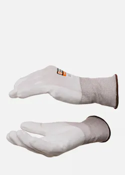 Glove On White Touch  PU Gecoate Werkhandschoen miniatuur