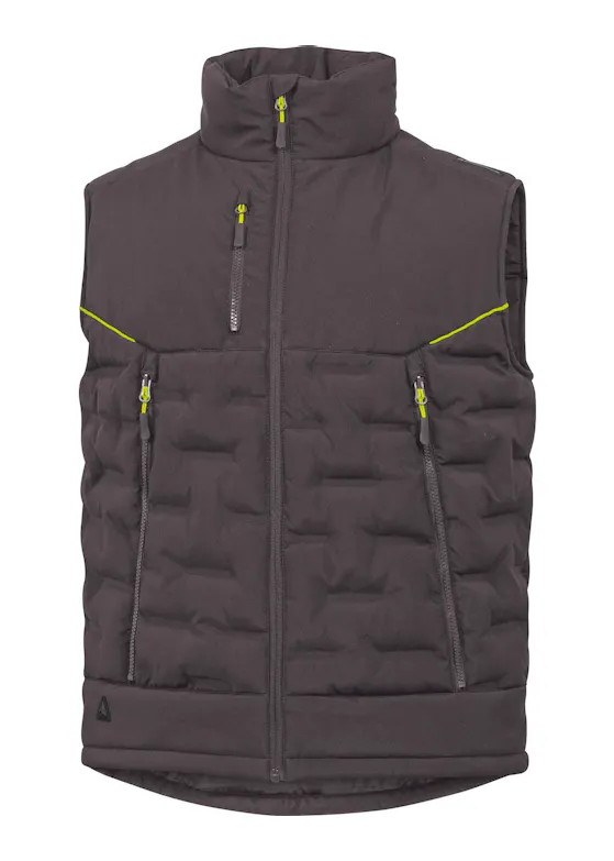 Delta Plus Anzugsweste/Daunenjacke aus zwei laminierten Polyesterlagen Regular Fit