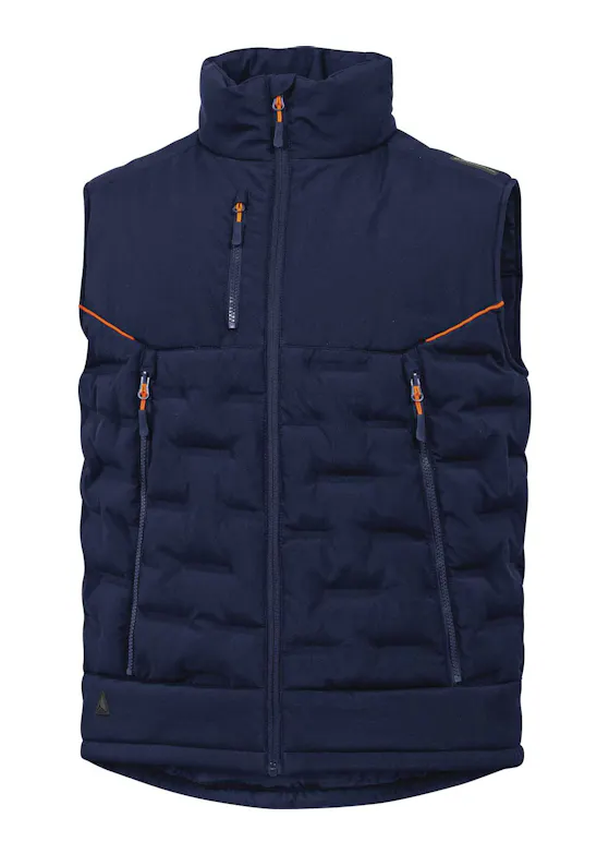 Delta Plus Anzugsweste/Daunenjacke aus zwei laminierten Polyesterlagen Regular Fit