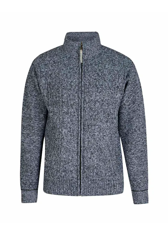 Bjornson Gus 8059 Weste, gestrickt, Zopfmuster, beheizt, Regular-Fit