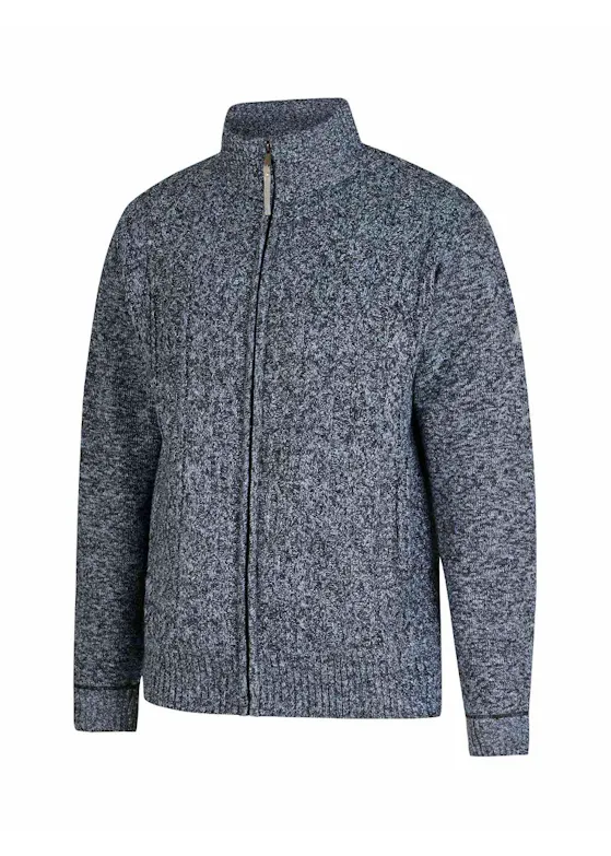 Bjornson Gus 8059 Weste, gestrickt, Zopfmuster, beheizt, Regular-Fit