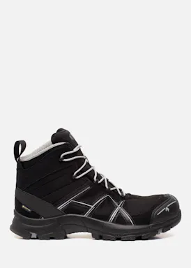 Haix Black Eagle Safety 40.1 Mid/Black-Silver S3 Sicherheitsschuh