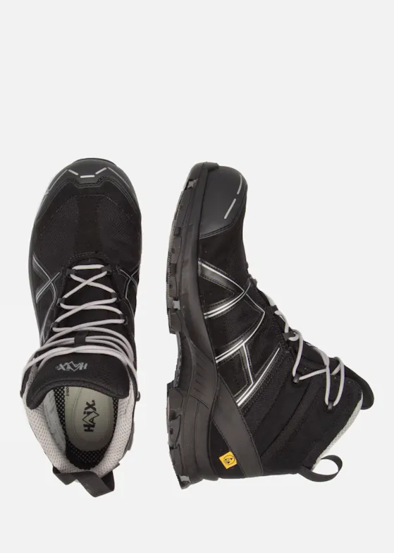 Haix Black Eagle Safety 40.1 Mid/Black-Silver S3 Sicherheitsschuh