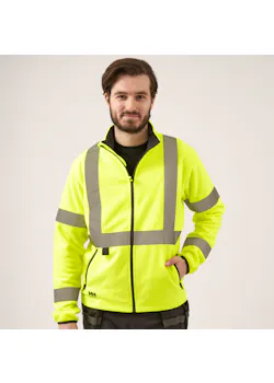 Helly Hansen Alta Addvis Hi Vis Class 3 Fleece Jacket miniatuur