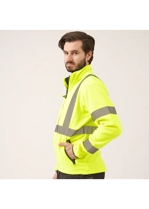Helly Hansen Alta Addvis Hi Vis Class 3 Fleece Jacket