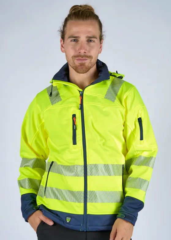 Herock Gregor High-Vis-Softshelljacke