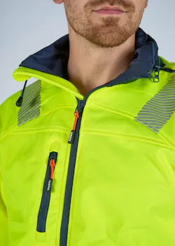 Herock Gregor High Viz Softshell Jas  miniatuur