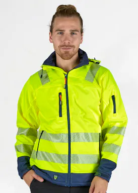 Herock Gregor High-Vis-Softshelljacke