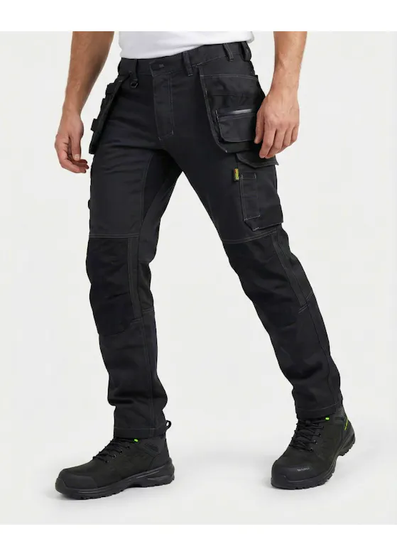 Blaklader 1750 Denim Stretch Werkbroek Met Gereedschapszakken