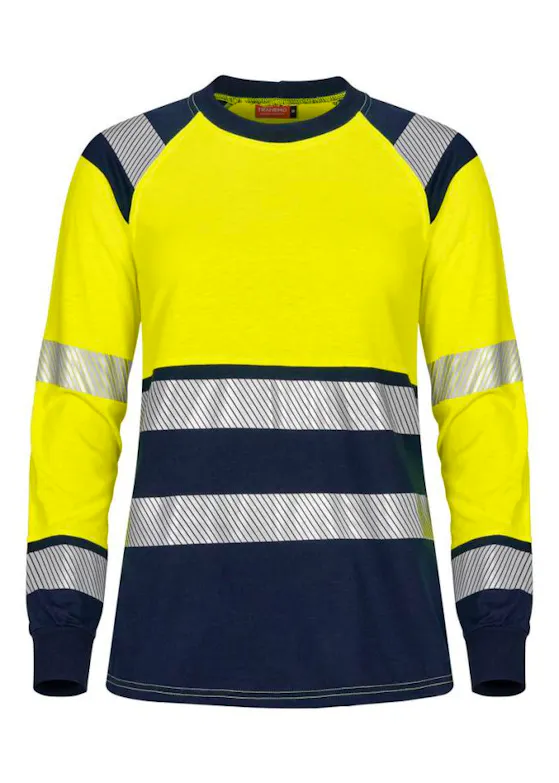 Tranemo Hi-Vis Damen-Langarm-T-Shirt Cantex