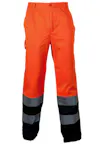 High Vis Oranje/Marineblauw