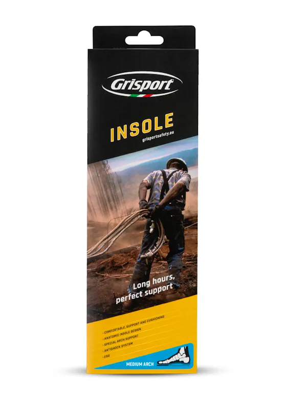 Grisport Einlegesohlen, mittel, schwarz, Größe 43
