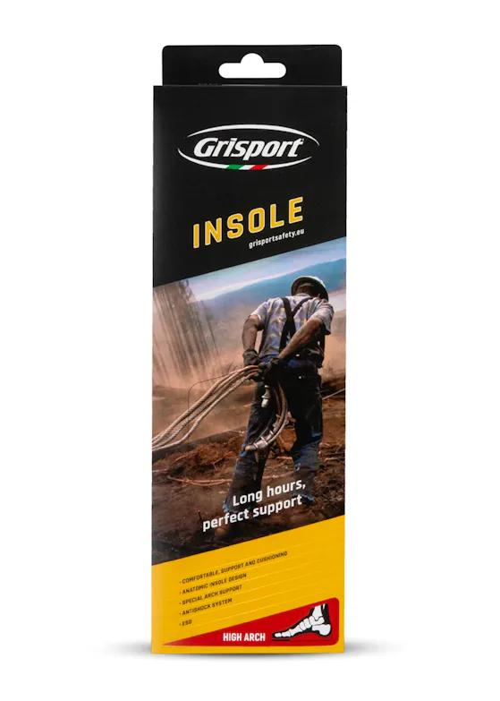 Grisport Hohe Einlegesohlen, schwarz, Größe 43