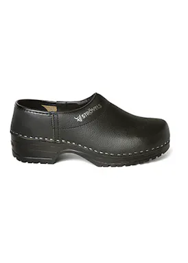Strövels 304, schwarz OB Clog
