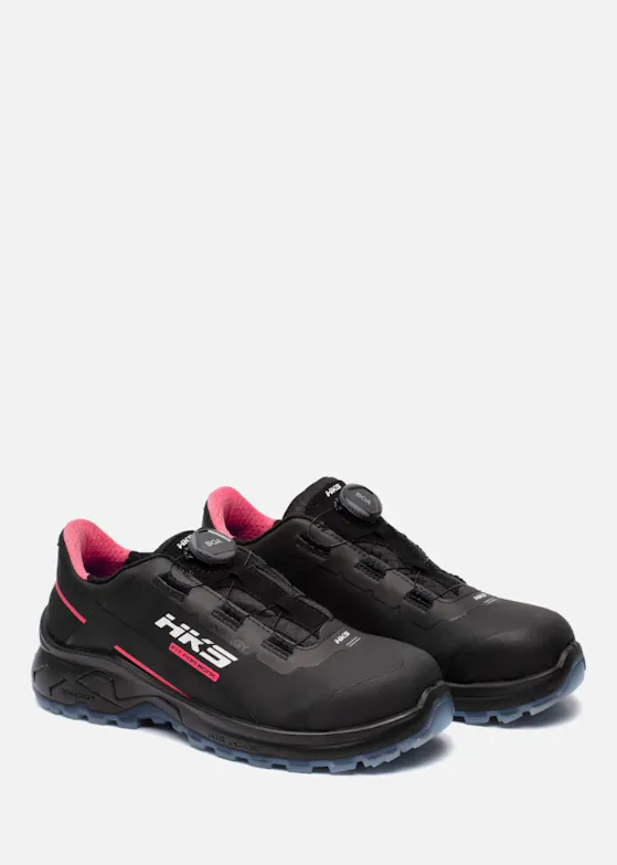 HKS Airguard BOA Roze/Zwart S3L Werkschoen