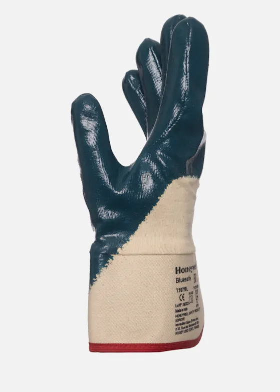 Honeywell T107 Bluesafe 3/4‑Manschetten-Arbeitshandschuh