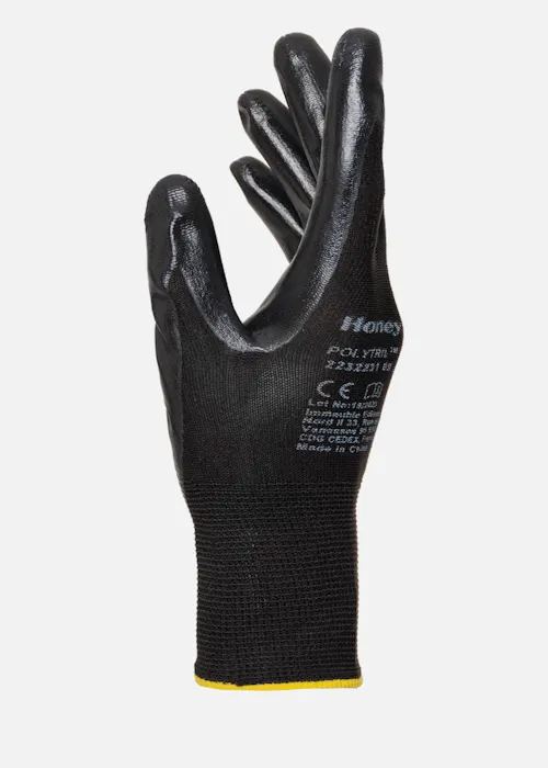 Honeywell 2232231 Polytril Black gants de travail