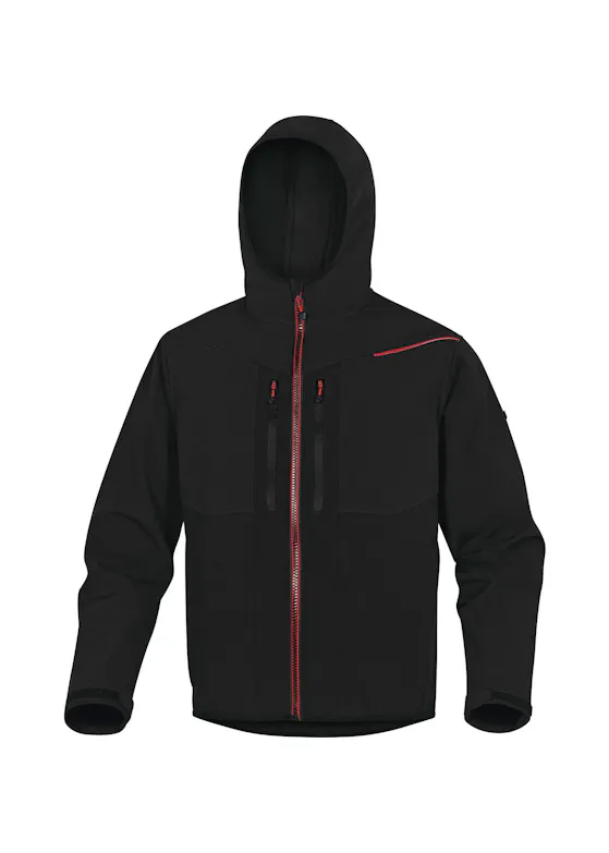 Delta Plus Jacke aus Softshell-Polyester/Elasthan mit drei laminierten Lagen