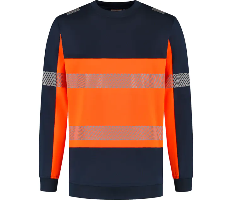 Marineblau/Fluo Orange