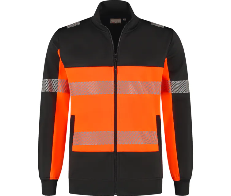 Schwarz/orange