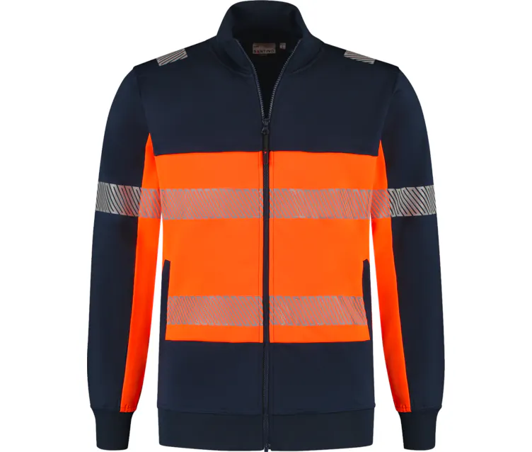 Marineblau/Fluo Orange