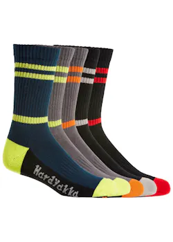 Hard Yakka HY Crew Sock 5 Pack miniatuur