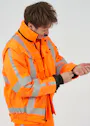 Hydrowear Aberdeen hoge zichtbaarheids werkjas oranje miniatuur