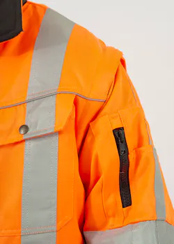 Hydrowear Aberdeen hoge zichtbaarheids werkjas oranje miniatuur