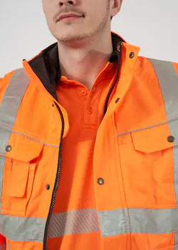 Hydrowear Aken 049464FO Bodywarmer Orange Reflecterend RWS miniatuur