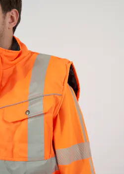 Hydrowear Aken 049464FO Bodywarmer Orange Reflecterend RWS miniatuur