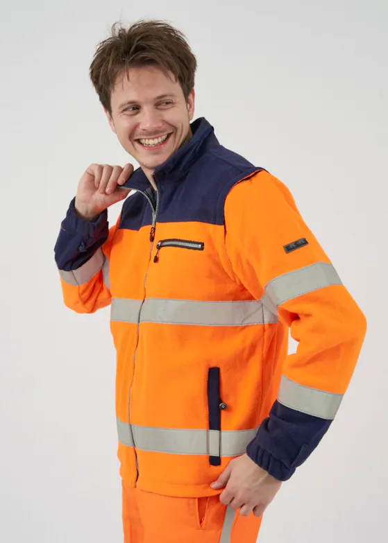 Hydrowear Feldkirchen Fleeceweste mit hoher Sichtbarkeit