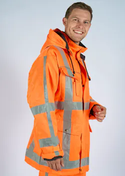 Hydrowear Lokeren High-Visibility-Jacke Orange Vorschaubild