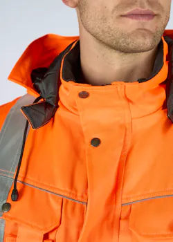 Hydrowear Lokeren High-Visibility-Jacke Orange Vorschaubild