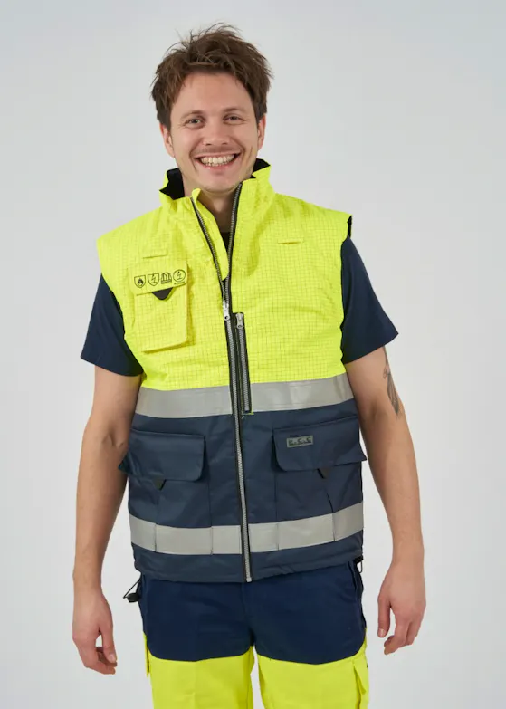 Hydrowear Metz Giletz Gelb / Marine