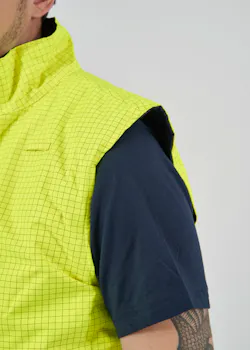 Hydrowear Metz 043446YN Gilet antistatique ignifuge jaune/bleu marine thumbnail (vignette)
