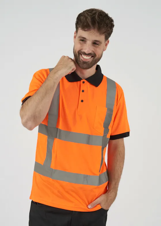 Hydrowear Tilburg Coolmax 04040 Poloshirt High-Vis RWS
