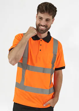 Hydrowear Tilburg Coolmax 04040 Poloshirt High Vis RWS
