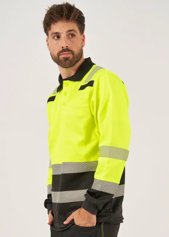 Hydrowear Tokio 040470 Polosweater Borstzak Tricotkraag Regular Fit