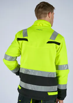 Hydrowear Torgau Fleecejack Geel/Zwart miniatuur