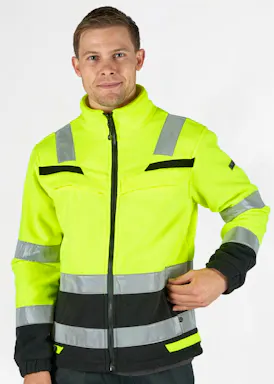 Hydrowear Torgau Fleecejack Geel/Zwart