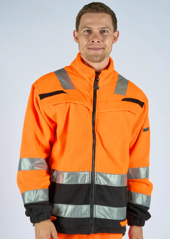 Hydrowear Torgau Fleecejack Oranje/Zwart