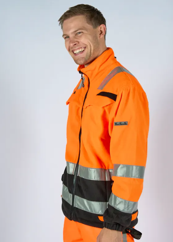 Hydrowear Torgau Fleecejack Oranje/Zwart