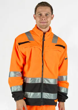Hydrowear Torgau Fleecejack Oranje/Zwart